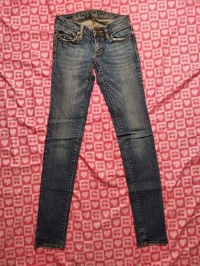 Bullhead Blue Skinny Jeans